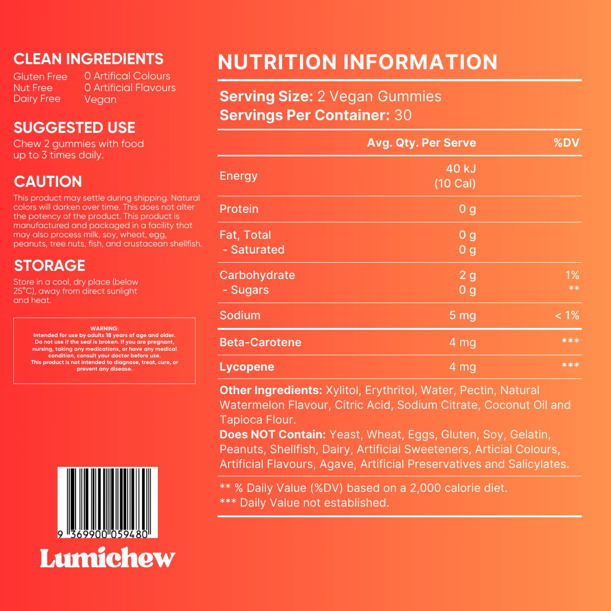 Lumichew Radiance+ Gummies